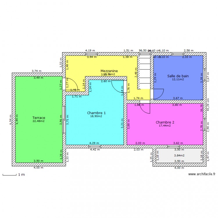 Maison R 1. Plan de 0 pièce et 0 m2