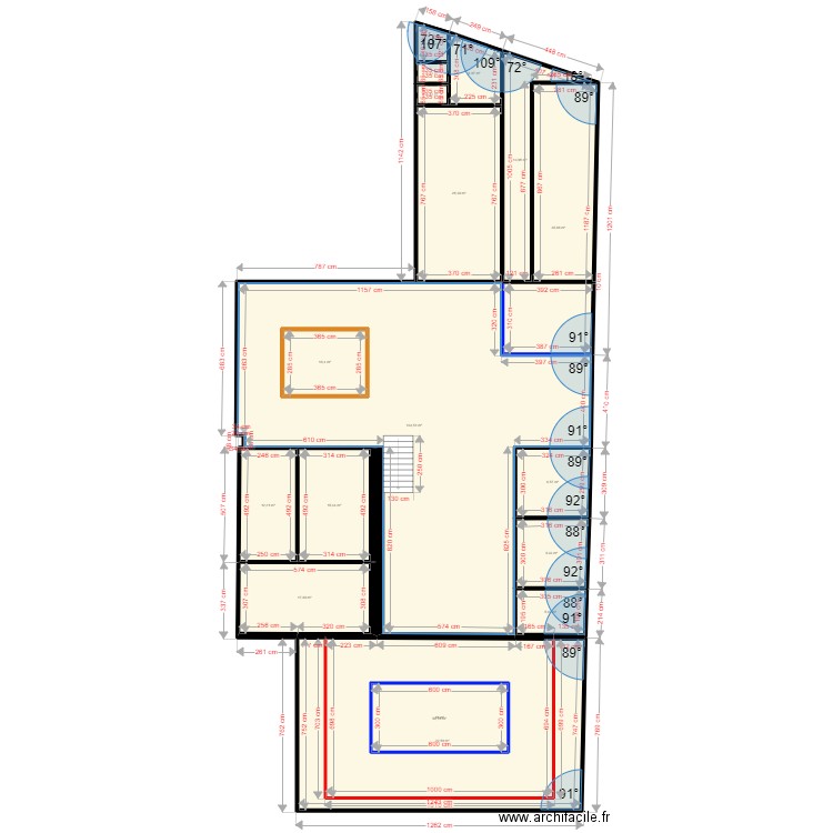 ALBERT 1ER RDC. Plan de 0 pièce et 0 m2