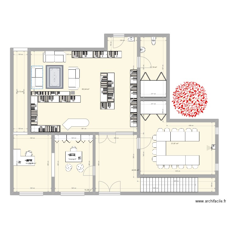 SOUS SOL HOTEL 2. Plan de 0 pièce et 0 m2