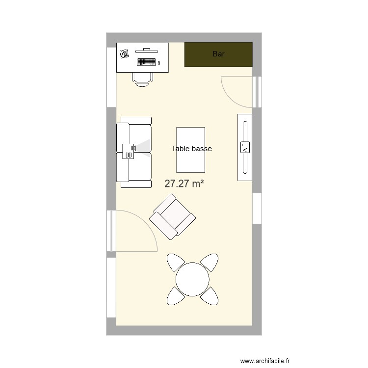 salon3. Plan de 0 pièce et 0 m2