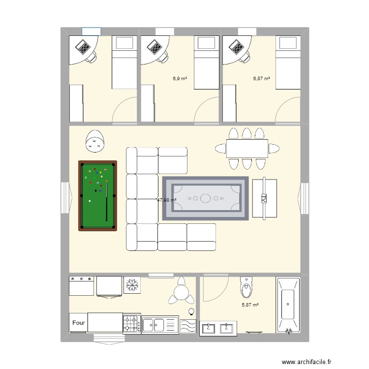 Archi. Plan de 0 pièce et 0 m2