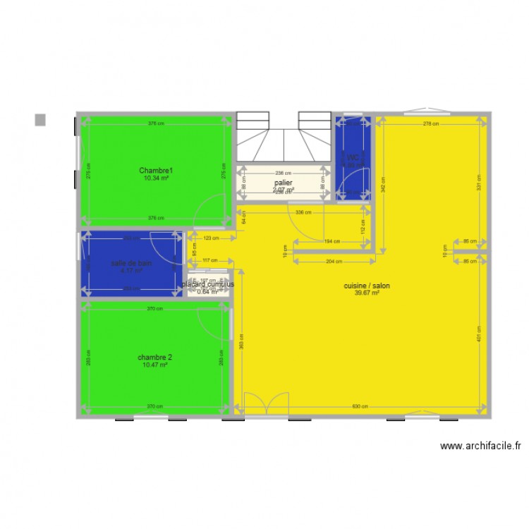 appart labarthe inard JFG 3. Plan de 0 pièce et 0 m2