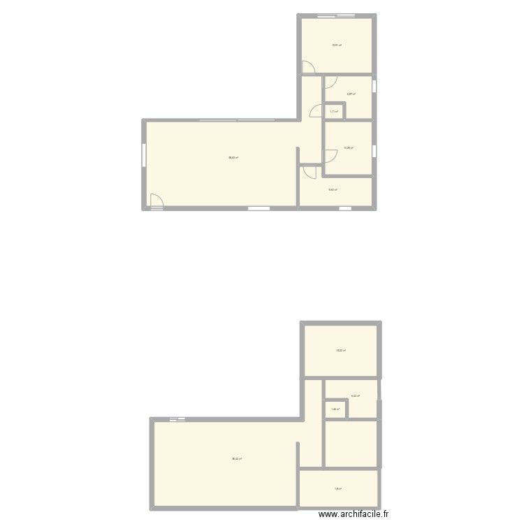 Plan maison Interieur. Plan de 11 pièces et 194 m2