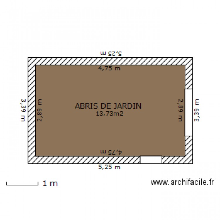 ABRIS DE JARDIN. Plan de 0 pièce et 0 m2