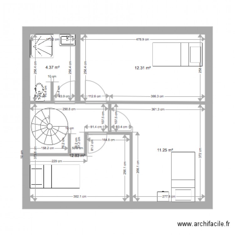 raymond simon ETAGE. Plan de 0 pièce et 0 m2