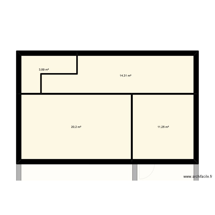 ZUNINO. Plan de 10 pièces et 133 m2