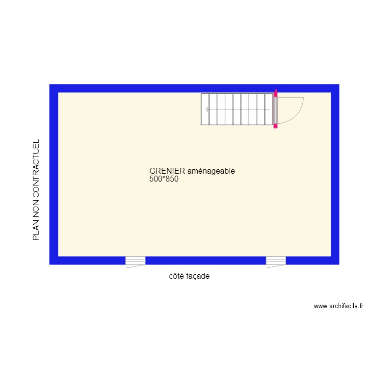 CERFONTAINE  GRENIER AMENAGEABLE. Plan de 0 pièce et 0 m2