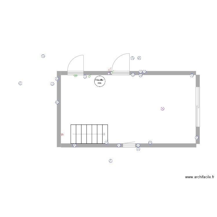 PLAN CHAMBRE ELECTRICITE. Plan de 0 pièce et 0 m2