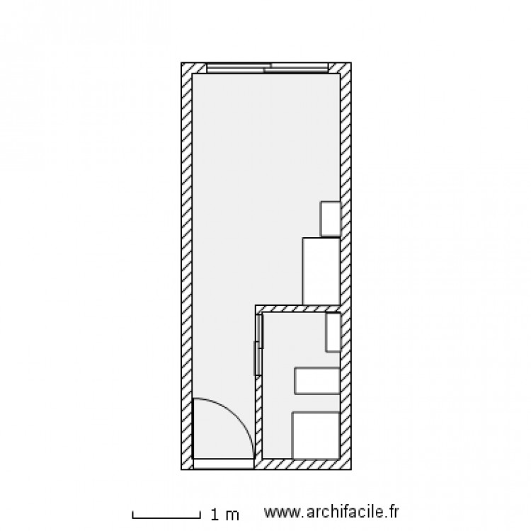 container vue de haut. Plan de 0 pièce et 0 m2