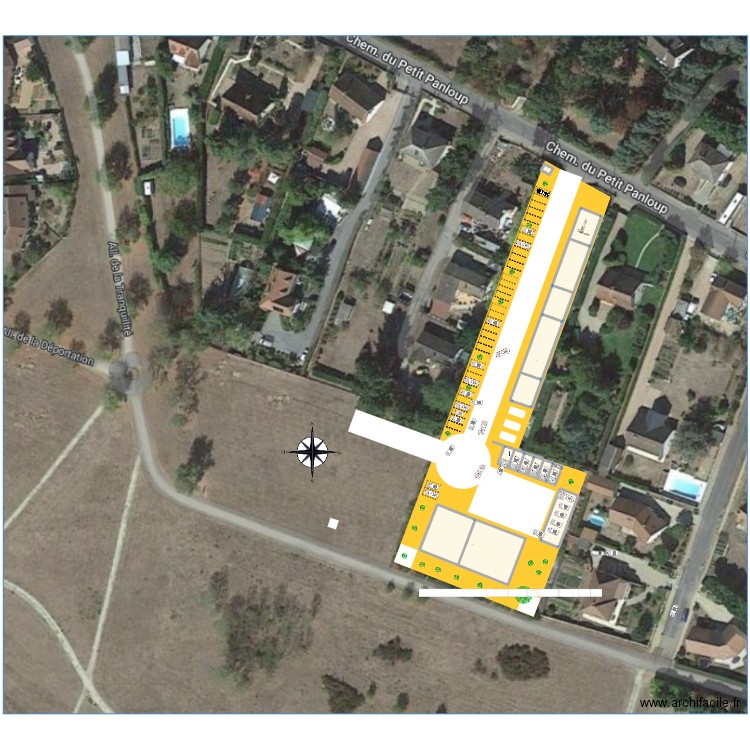 CHEMIN PETIT PANLOUP V2. Plan de 11 pièces et 1291 m2