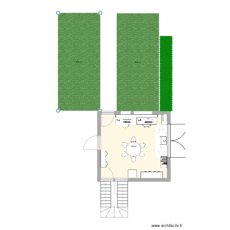 salle de travail/jeu v3. Plan de 0 pièce et 0 m2