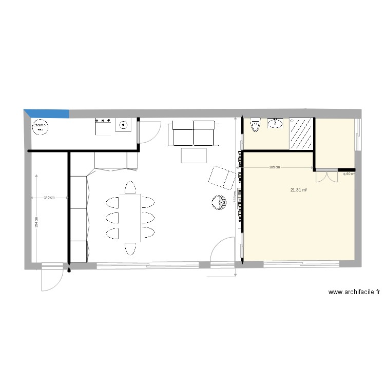 Maison bois 3. Plan de 0 pièce et 0 m2