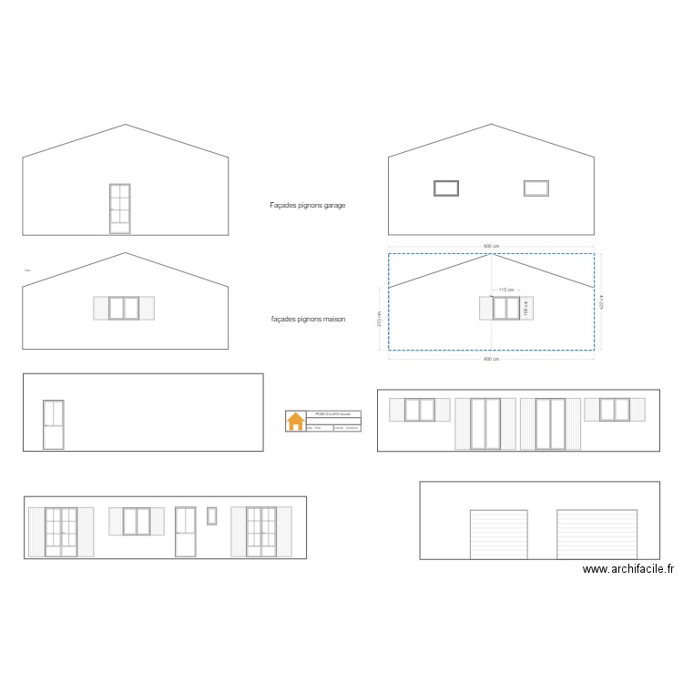 PCMI DULIAN facade. Plan de 0 pièce et 0 m2