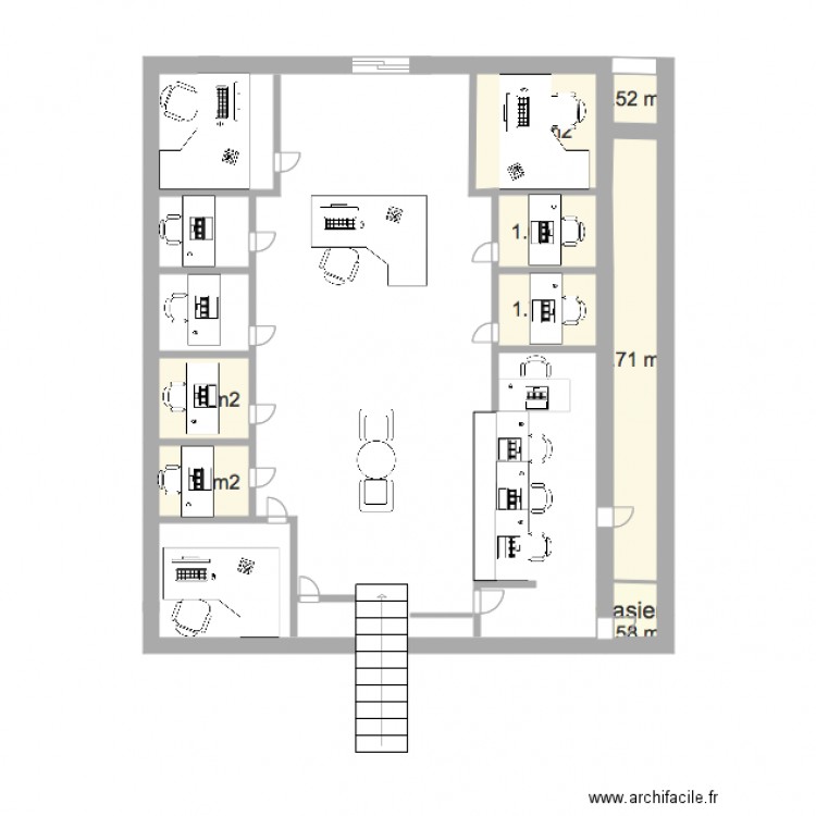 plan banque actuel bnp paribas 2015. Plan de 0 pièce et 0 m2