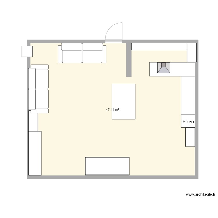 paris. Plan de 0 pièce et 0 m2