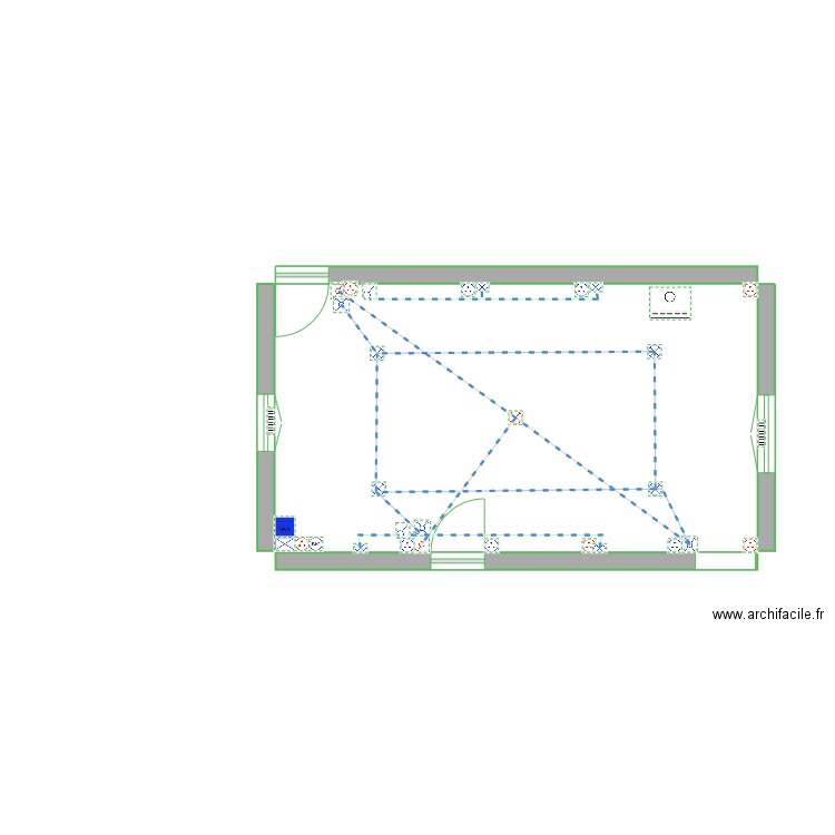 Séjour petite maison élec. Plan de 0 pièce et 0 m2