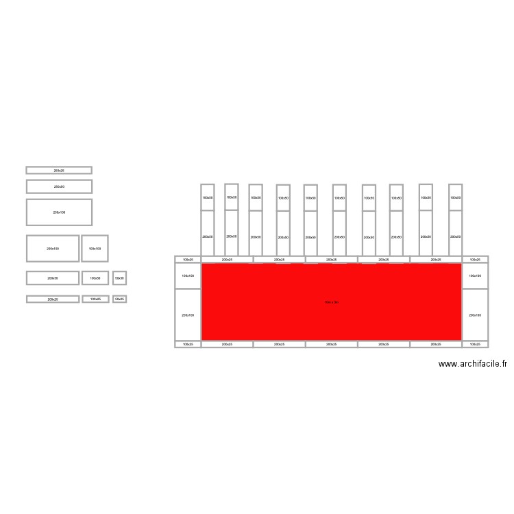 stock Be-Matrix. Plan de 0 pièce et 0 m2