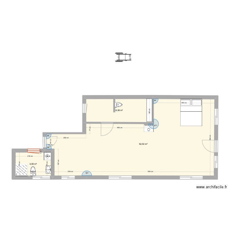 Benaguasil3. Plan de 3 pièces et 65 m2