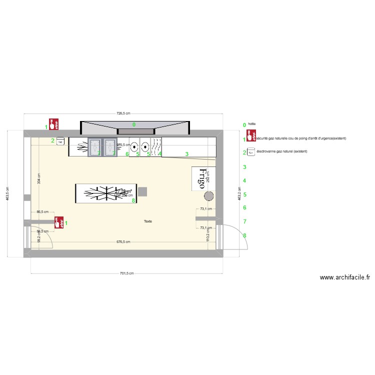 abas sinade 1. Plan de 1 pièce et 28 m2