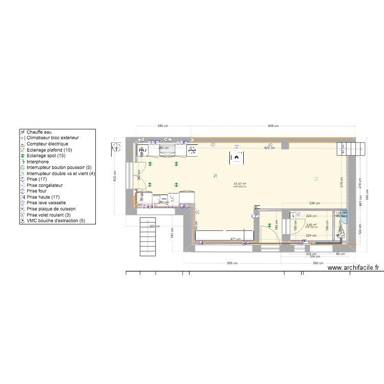 PLAN BLAISE RDC 1ER 1. Plan de 12 pièces et 83 m2