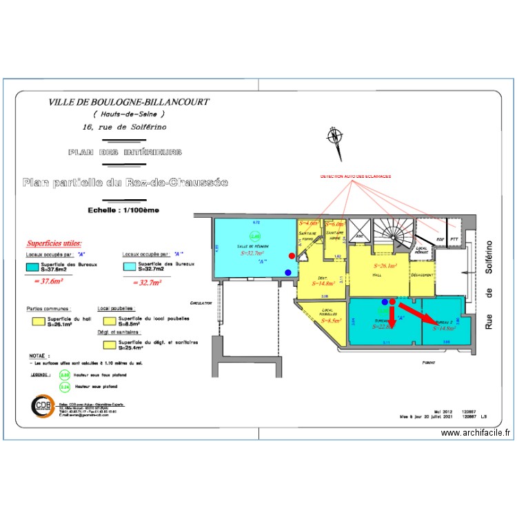 RDC SOLFERINO. Plan de 0 pièce et 0 m2