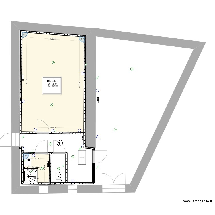 toulaud35. Plan de 2 pièces et 29 m2