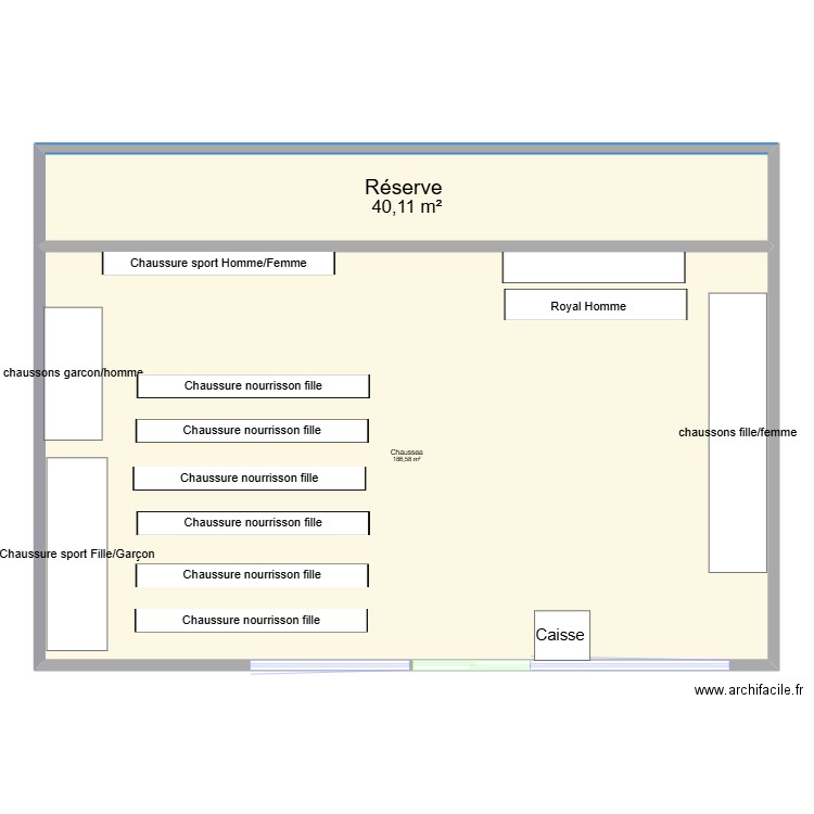 plan chaussea numero 2. Plan de 2 pièces et 227 m2