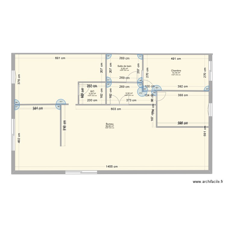 ST ESTEVE. Plan de 5 pièces et 124 m2