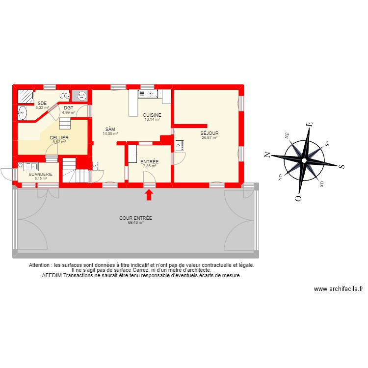 BI 16989 -. Plan de 30 pièces et 718 m2