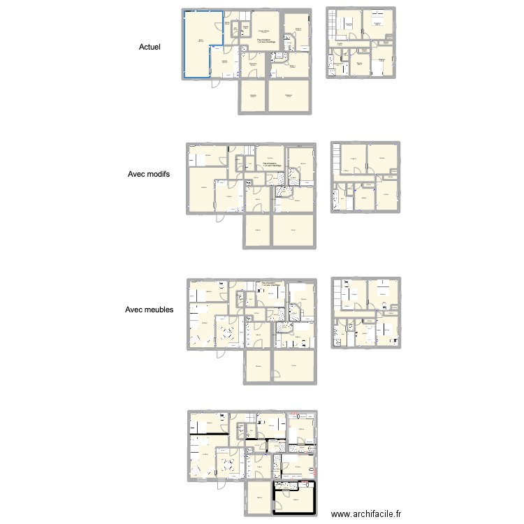 Lamartine. Plan de 110 pièces et 701 m2