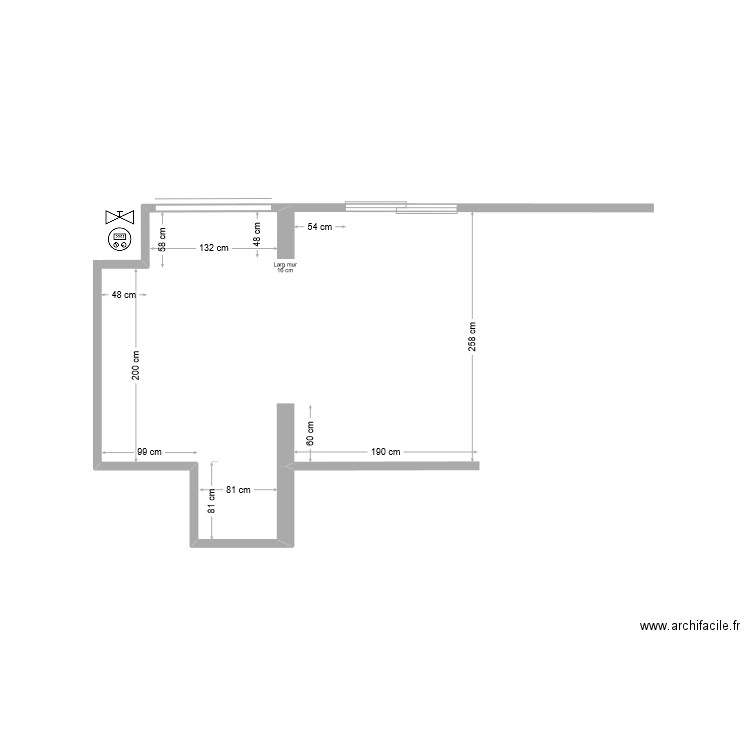 Appart Chamalières - Cuisine. Plan de 0 pièce et 0 m2