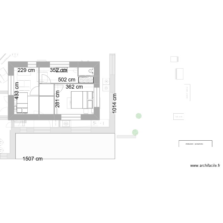 GRUSON V1 25 nov. Plan de 15 pièces et 173 m2