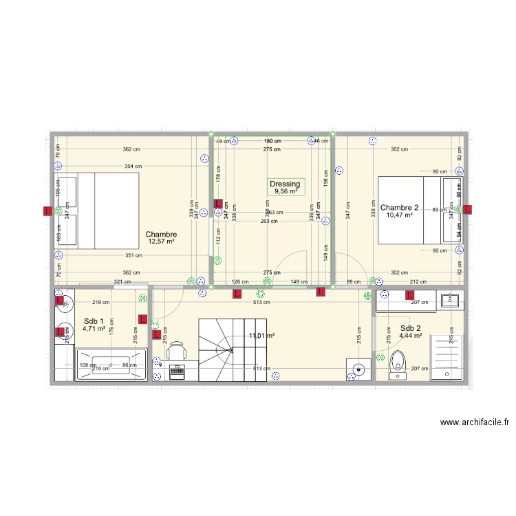 Ivry bonheur S/S électrique . Plan de 0 pièce et 0 m2