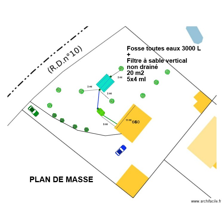 Salvatico filtre à sable. Plan de 0 pièce et 0 m2