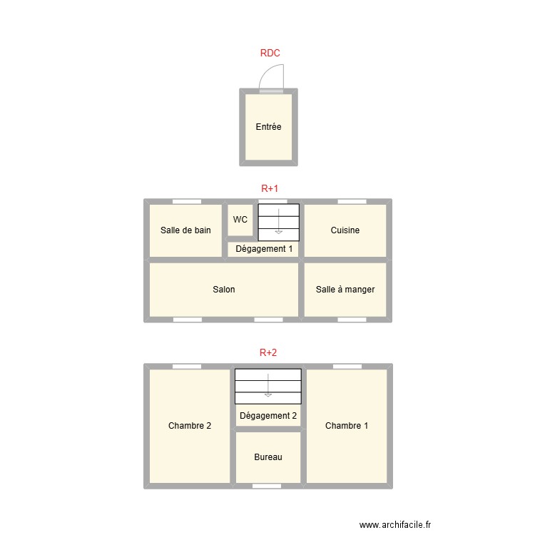 2501 SENECHAL. Plan de 11 pièces et 23 m2