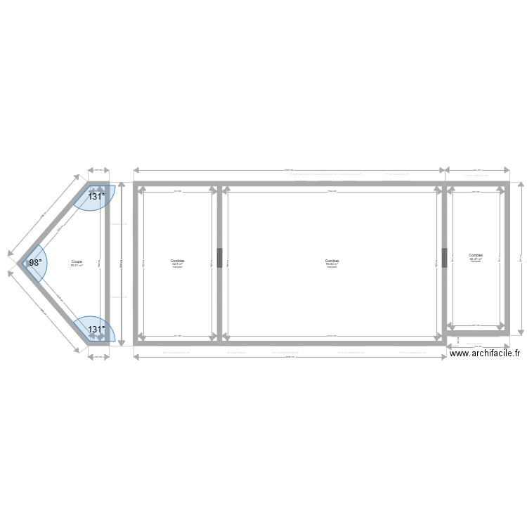 ML24012983. Plan de 14 pièces et 302 m2