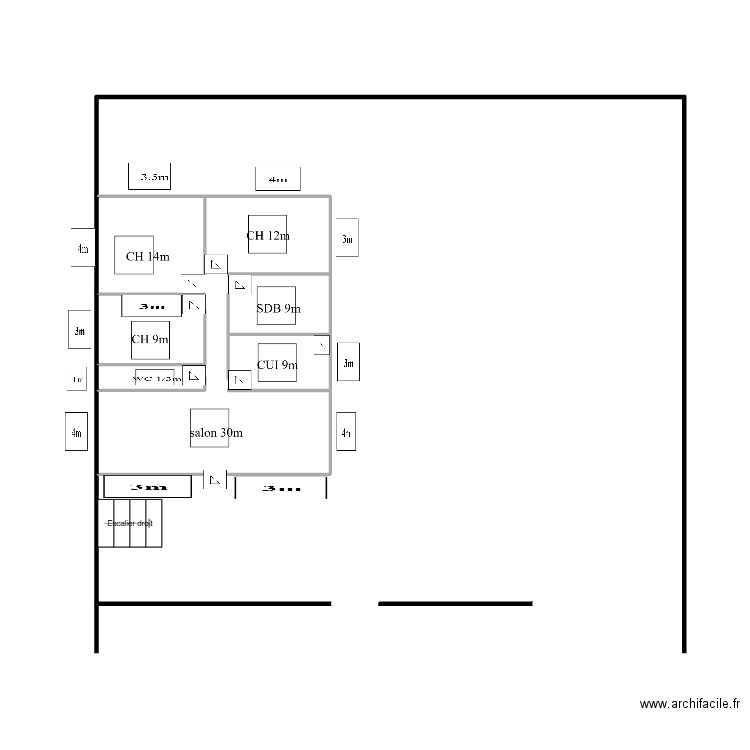 plan dec. Plan de 0 pièce et 0 m2