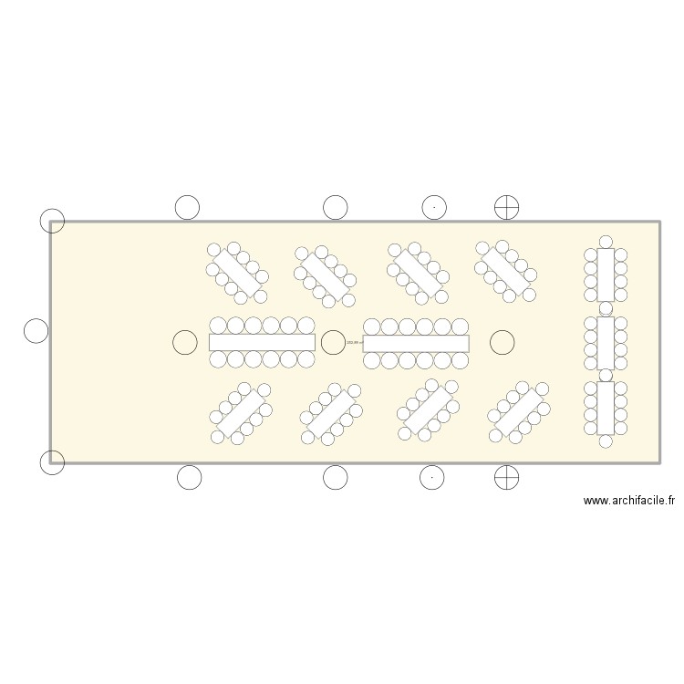 leslie et raoul. Plan de 1 pièce et 253 m2