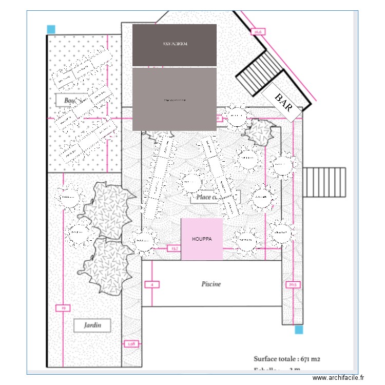 fortin de corbieres. Plan de 0 pièce et 0 m2