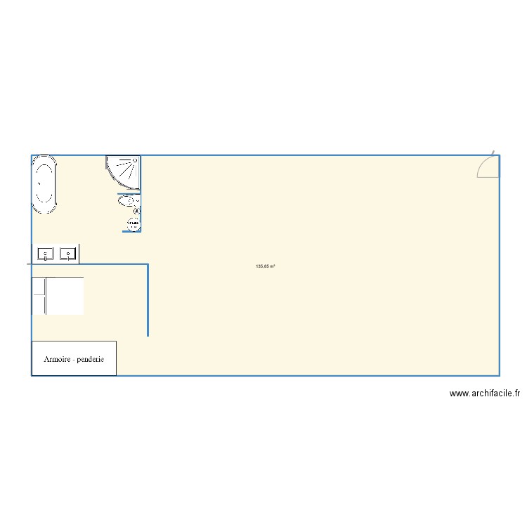 Maison anouck. Plan de 1 pièce et 136 m2