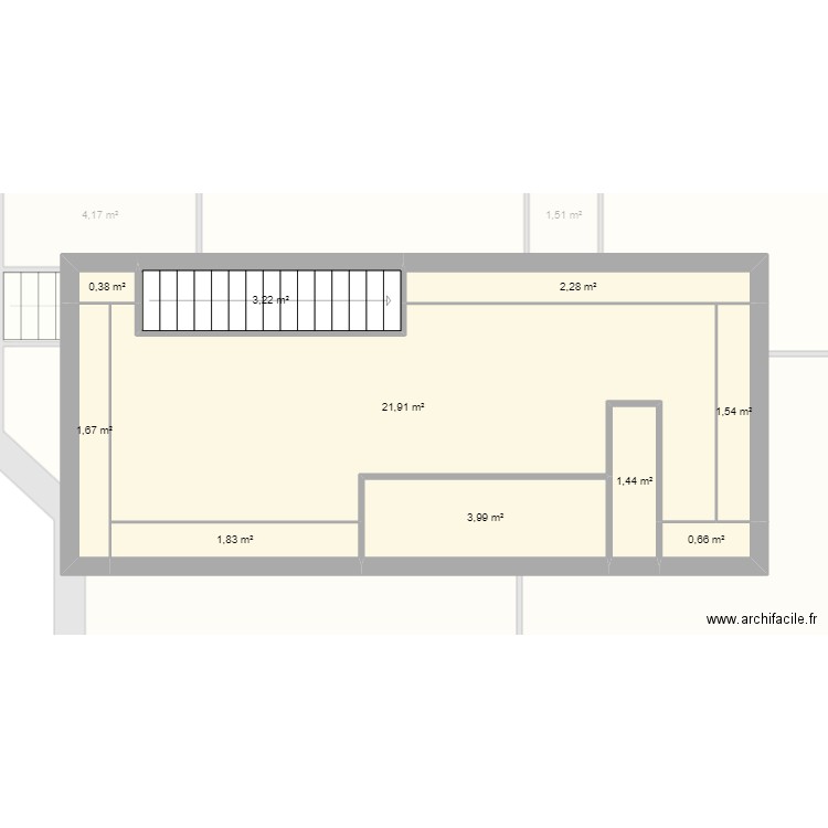 monclin. Plan de 32 pièces et 332 m2