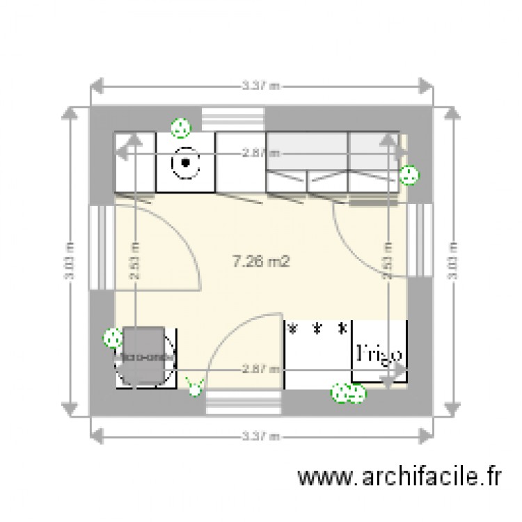 cellier actuel. Plan de 0 pièce et 0 m2