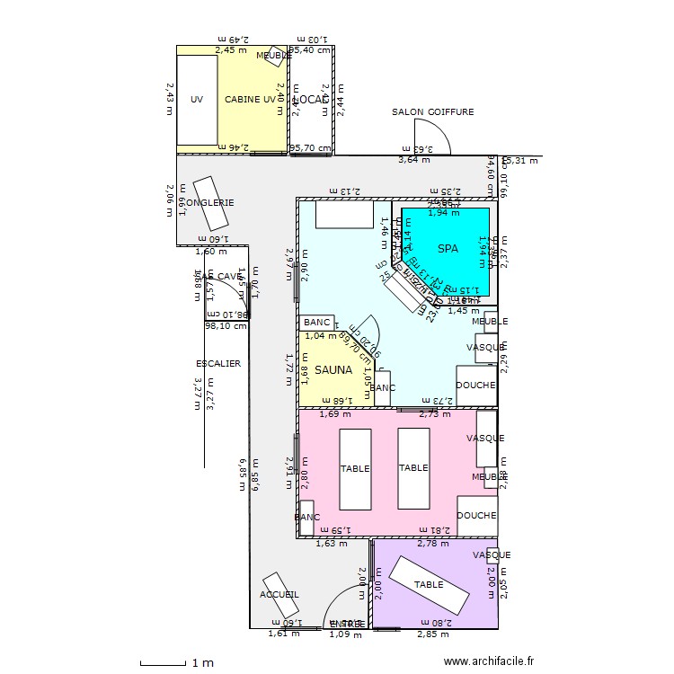 HAMMAM SAUNA 3. Plan de 0 pièce et 0 m2