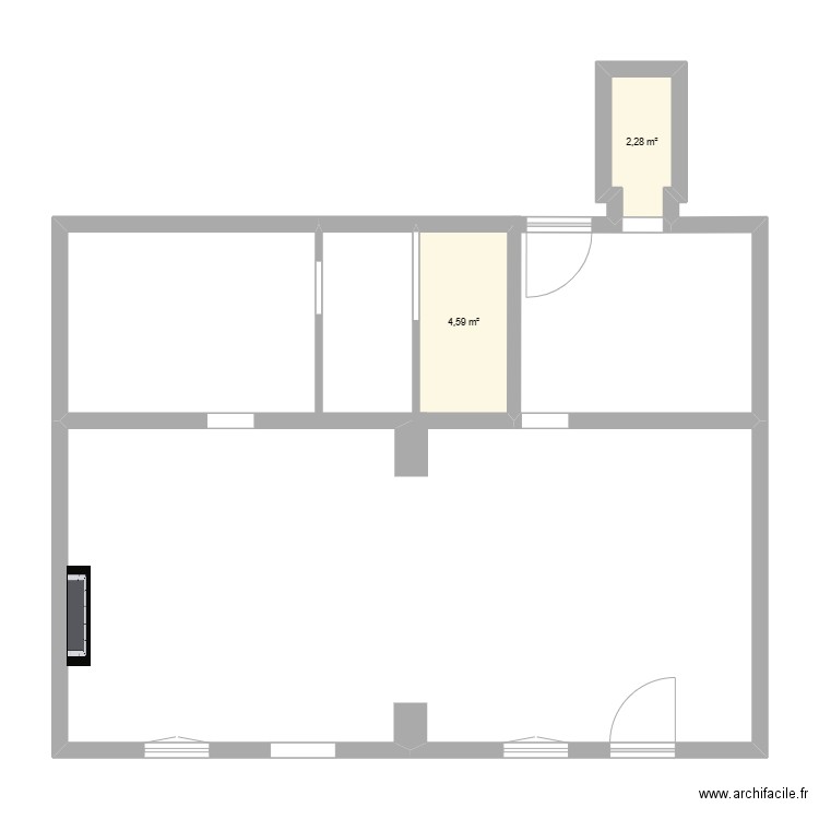 La promenade. Plan de 0 pièce et 0 m2