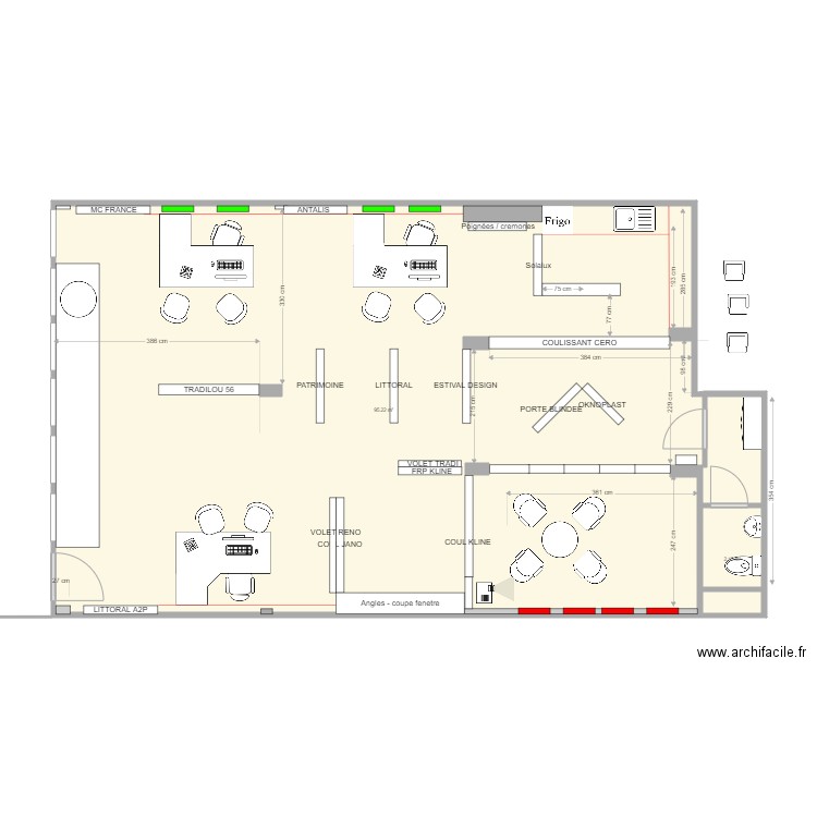 92 MESURES DEFINITIVES 2. Plan de 0 pièce et 0 m2