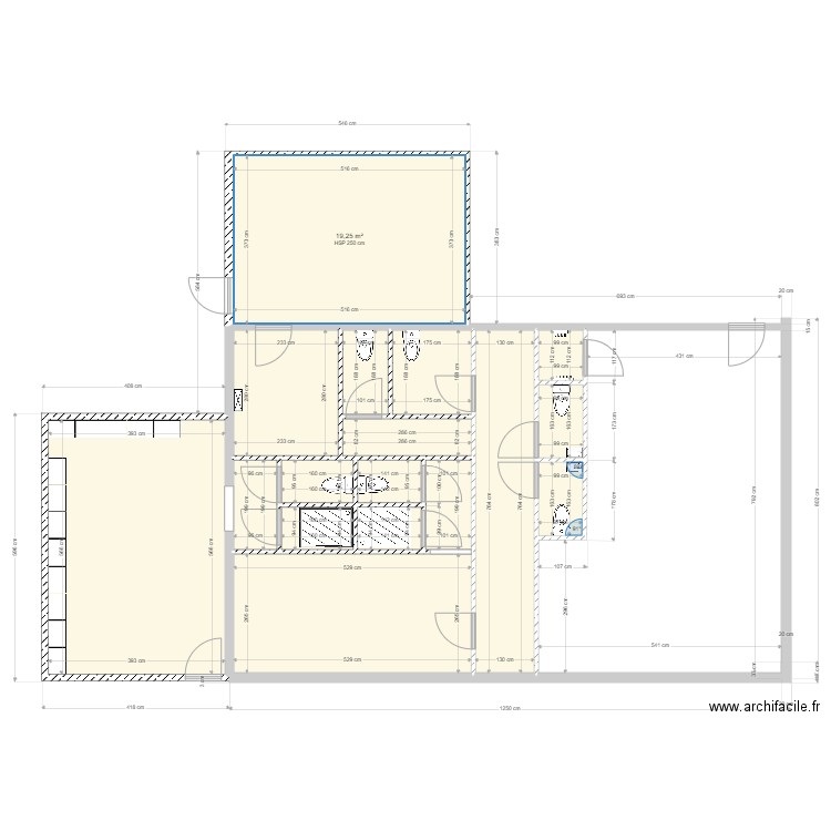 toolog rdc  vestiaire 02. Plan de 0 pièce et 0 m2