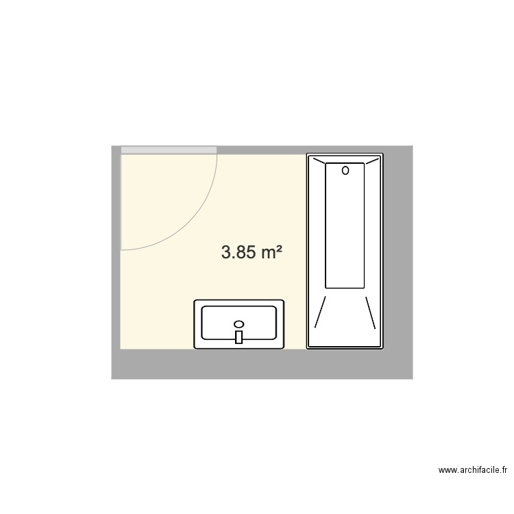 Salle de bain 1. Plan de 0 pièce et 0 m2