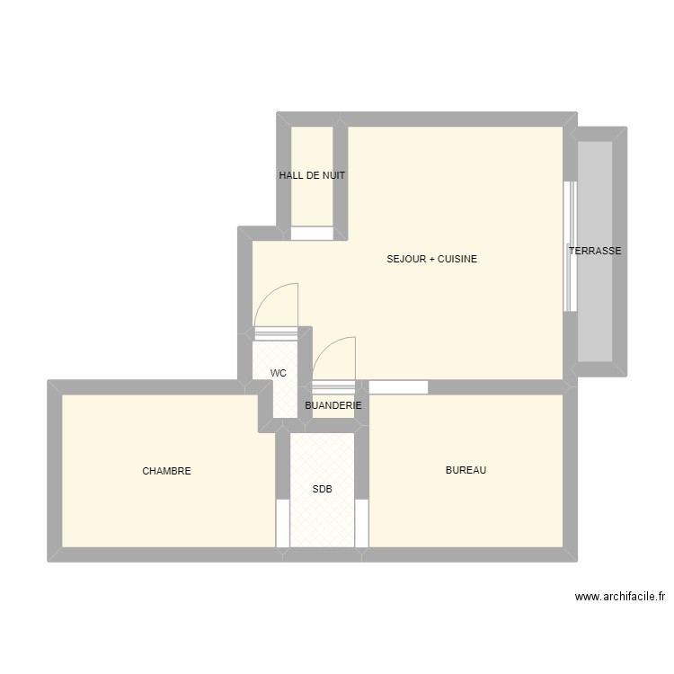 SOUVERAIN 138. Plan de 8 pièces et 51 m2