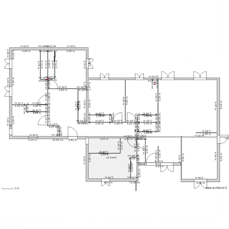 extension maison4. Plan de 0 pièce et 0 m2