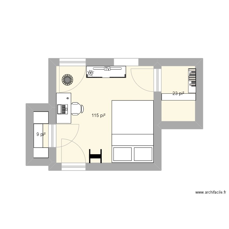 chambre pere calaina. Plan de 0 pièce et 0 m2